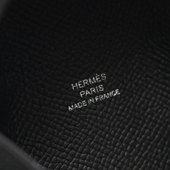 HERMES Black Leather Wallet - Picture 4 of 7